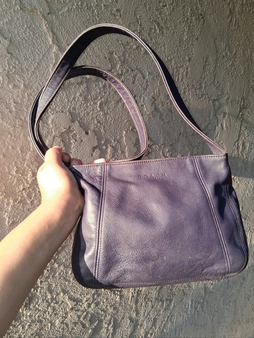 Vintage Coach Lexington Zip Shoulder Bag